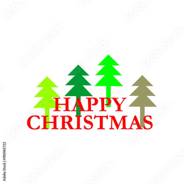 Obraz merry christmas tree