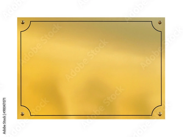Obraz Gold plaque