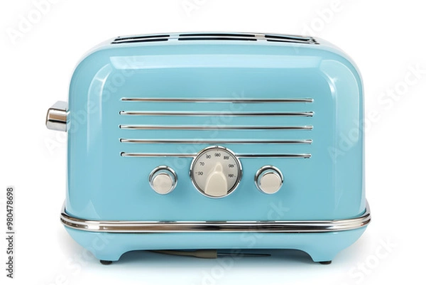 Obraz Vintage Minimal Toaster Device Isolated on White