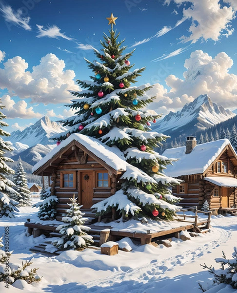 Obraz Christmas tree