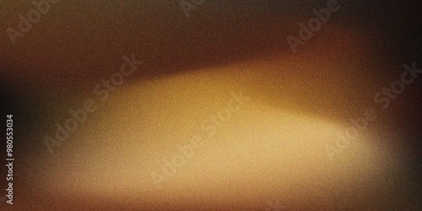 Fototapeta Dark brown grainy background, abstract black poster banner header backdrop design