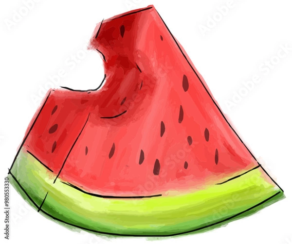 Obraz slice of watermelon