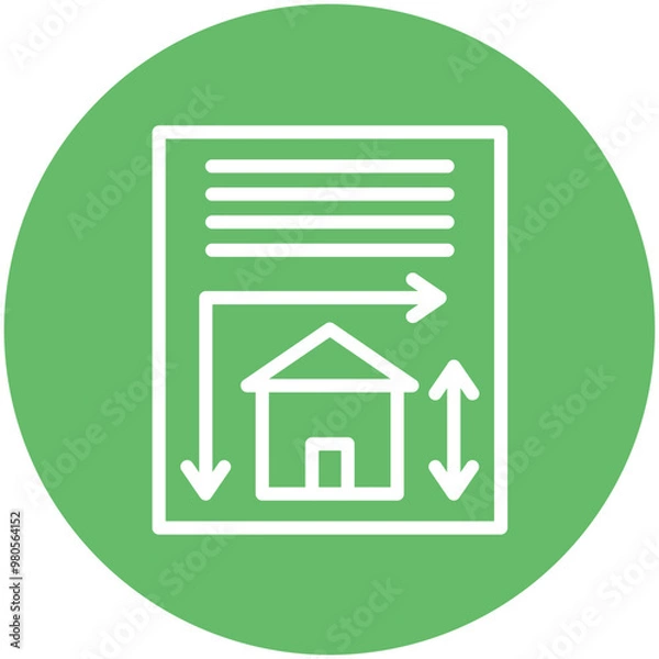 Obraz Project vector icon illustration of Home Improvements iconset.