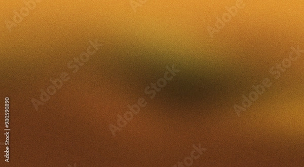 Fototapeta Golden Color Gradient Background with a Grainy Texture