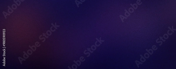 Fototapeta Deep Purple Color Gradient Background with a Grainy Texture