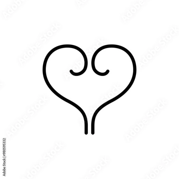 Obraz Heart icon