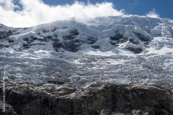 Fototapeta snow covered mountains