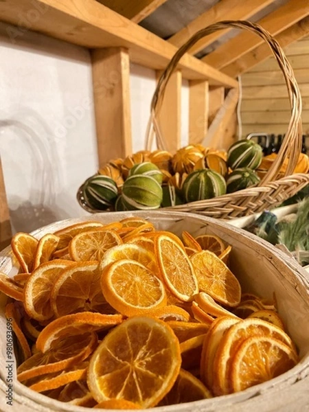 Obraz Christmas Wreath Making