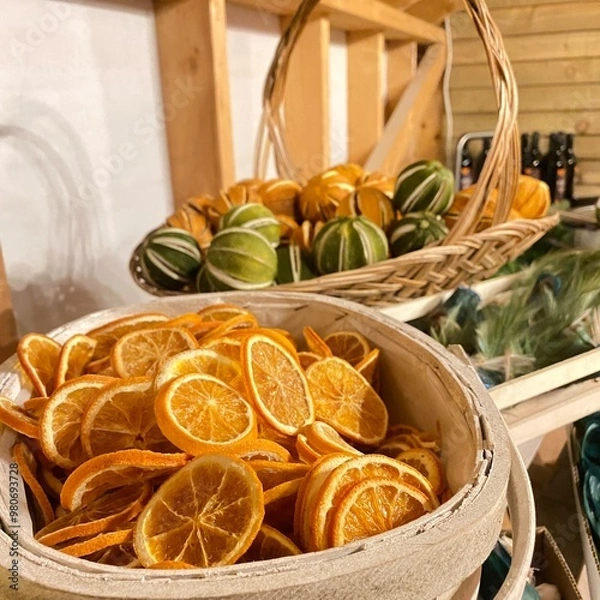 Obraz Christmas Wreath Making