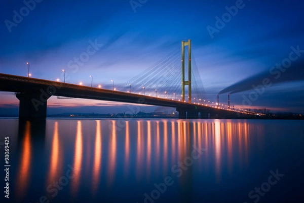 Obraz Südbrücke in Kiew, Ukraine.