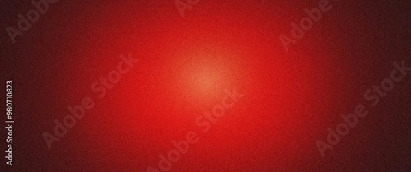 Obraz Red gradient background with soft light in center.