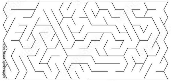 Obraz Labyrinth in panorama format