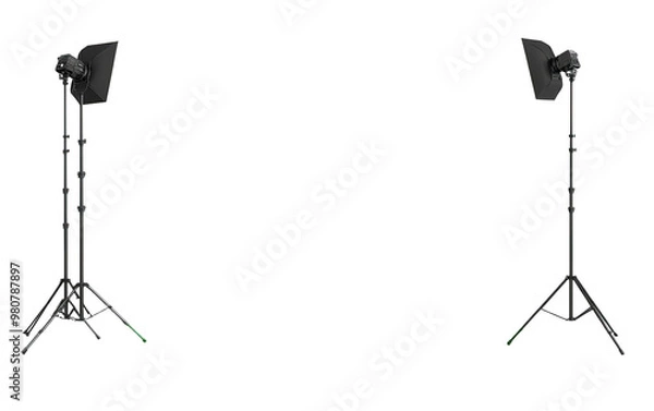 Obraz Green Screen Backdrop isolated on white or transparent background
