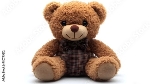 Obraz a teddy bear sitting on the floor

