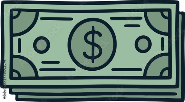 Obraz 달러 클립아트 일러스트레이션