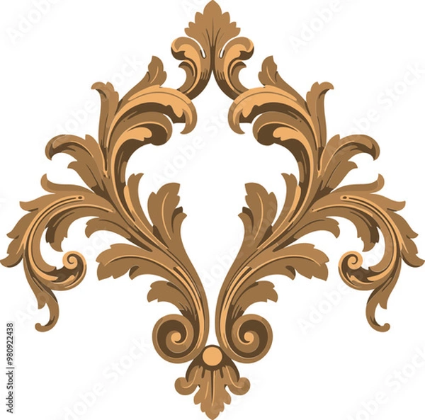 Obraz 중세시대 바로크 장식 프레임 일러스트레이션