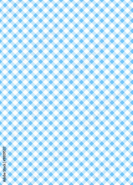 Fototapeta ギンガムチェック柄斜め
