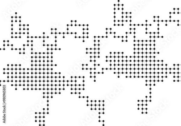 Fototapeta halftone dots pattern vector file art eps