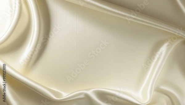 Fototapeta A minimalist beige background with a subtle glow and smooth texture, creating a warm and neutral tone.