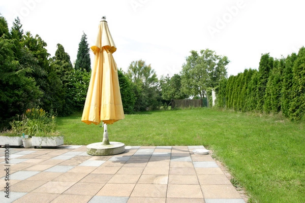 Obraz Sonnenschirm eingeklappt