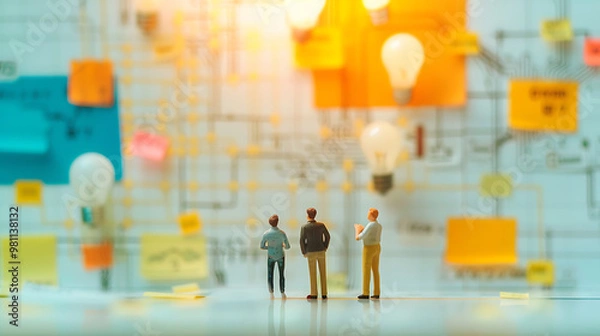 Obraz miniature business poster