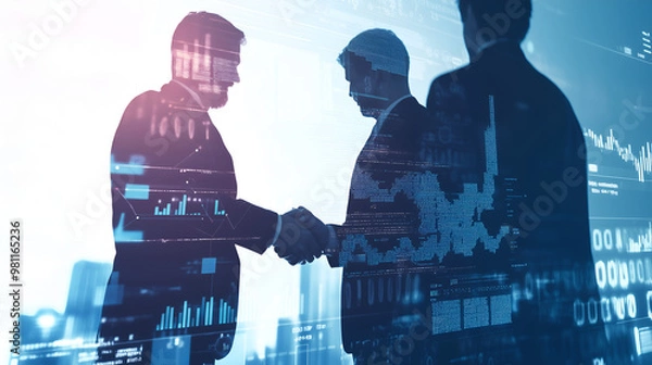Fototapeta Business,Handshake,Agreement,Partnership - Teamwork,Mergers and Acquisitions,Human Resources,Concepts,Hand,Shaking