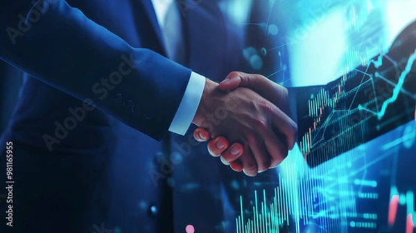 Fototapeta Business,Handshake,Agreement,Partnership - Teamwork,Mergers and Acquisitions,Human Resources,Concepts,Hand,Shaking