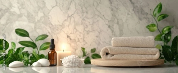 Obraz The Relaxing Spa Essentials