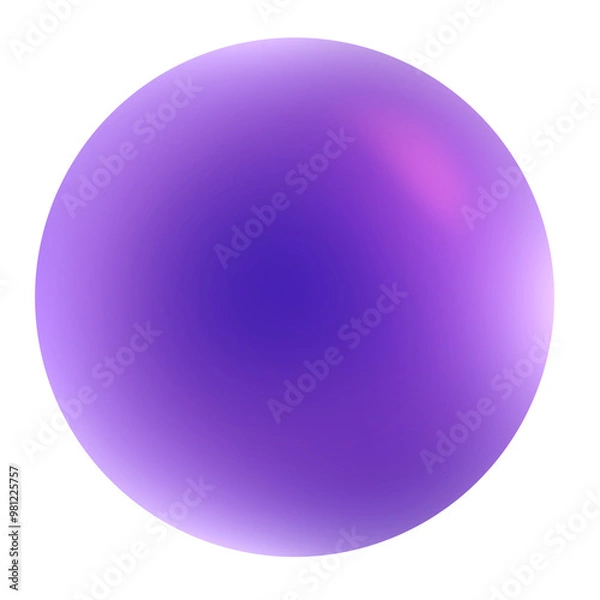 Obraz purple sphere