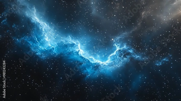Fototapeta Space Galaxy Night Sky With Cosmic Clouds ,Universe science astronomy. Illustration Background