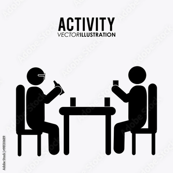 Fototapeta Activity icon design 