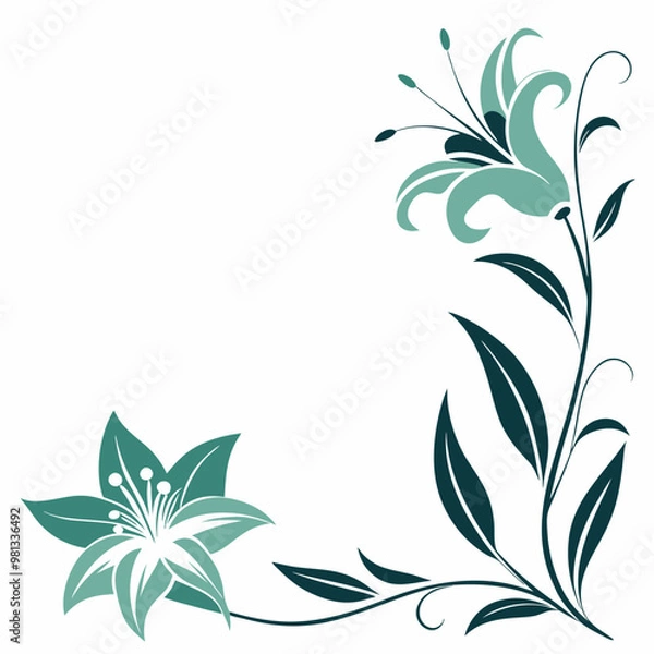 Obraz background with butterflies