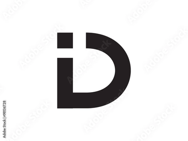 Fototapeta ID Letter Identity Monogram Logo