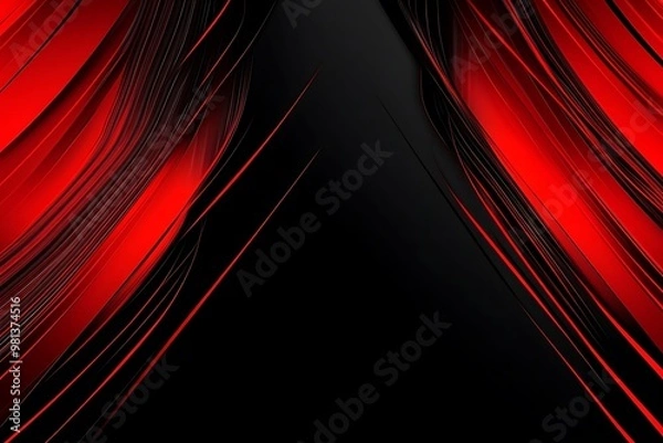 Fototapeta red black abstract background