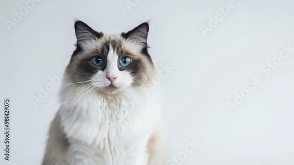 Obraz Portrait of a Ragdoll Cat