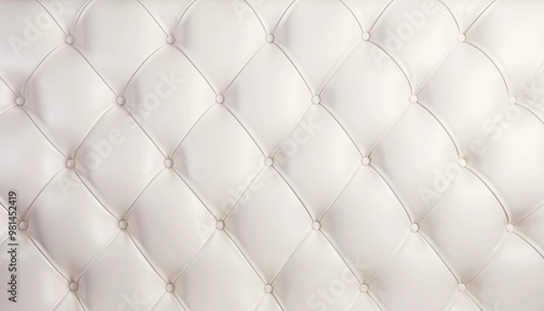 Obraz white leather upholstery
