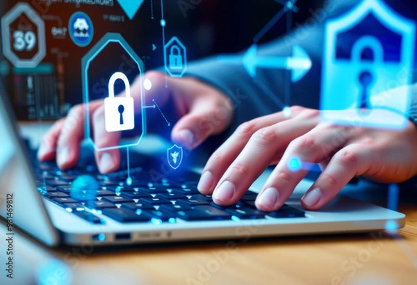 Obraz Cyber Security in Action