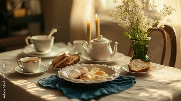 Fototapeta table setting for a dinner