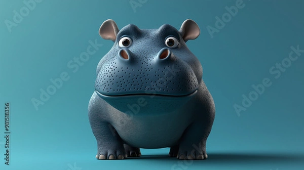 Obraz hippo avatar 3d
