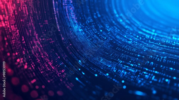 Fototapeta Abstract background bright big data digital concept