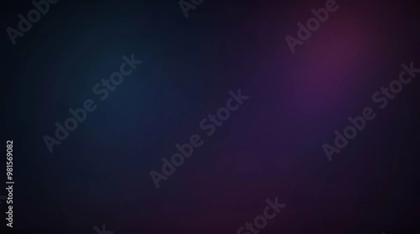 Obraz Abstract gradient background. Ultraviolet glow on a dark abstract design. empty wallpaper template
