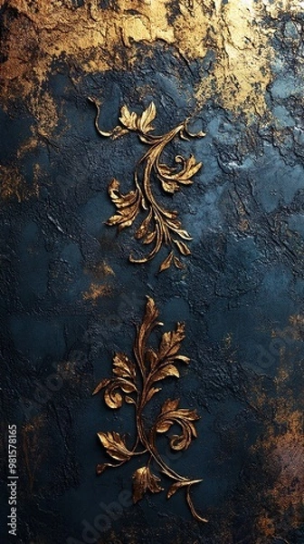 Fototapeta Sophisticated and opulent with luxury patterns and refined textures background