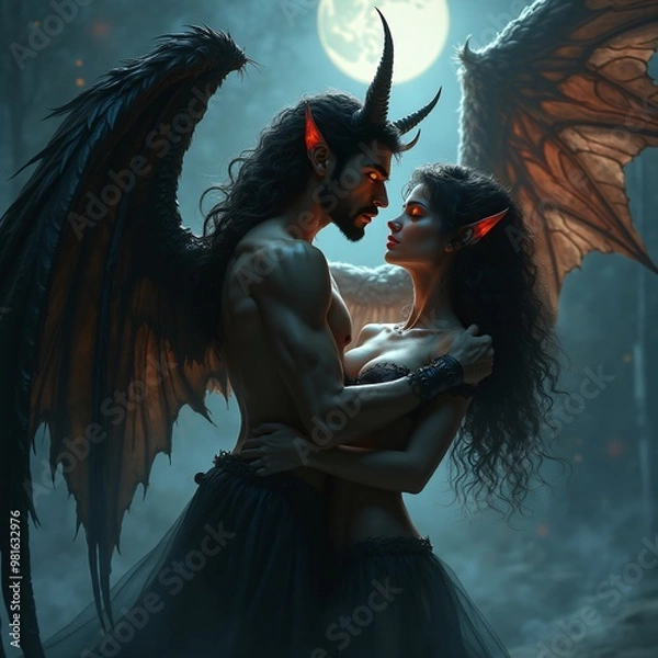 Obraz Dark Fantasy Gothic Realm - A.I.-Generated Artwork