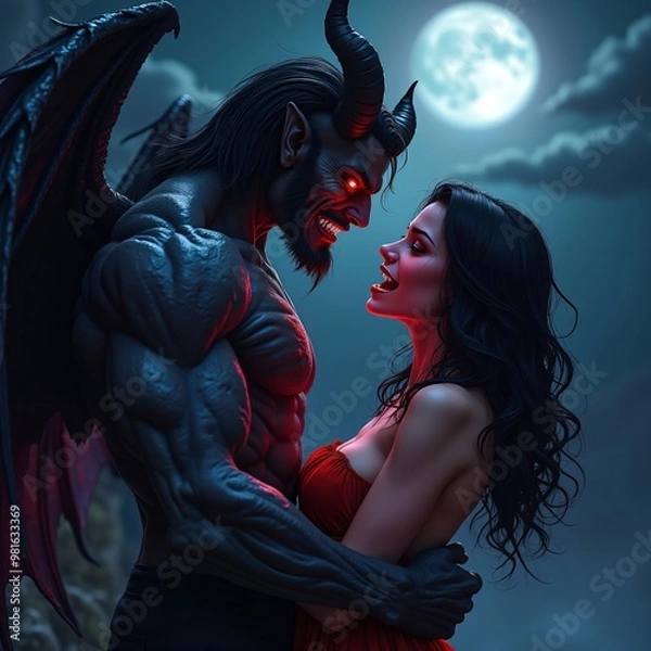 Obraz Dark Fantasy Gothic Realm - A.I.-Generated Artwork