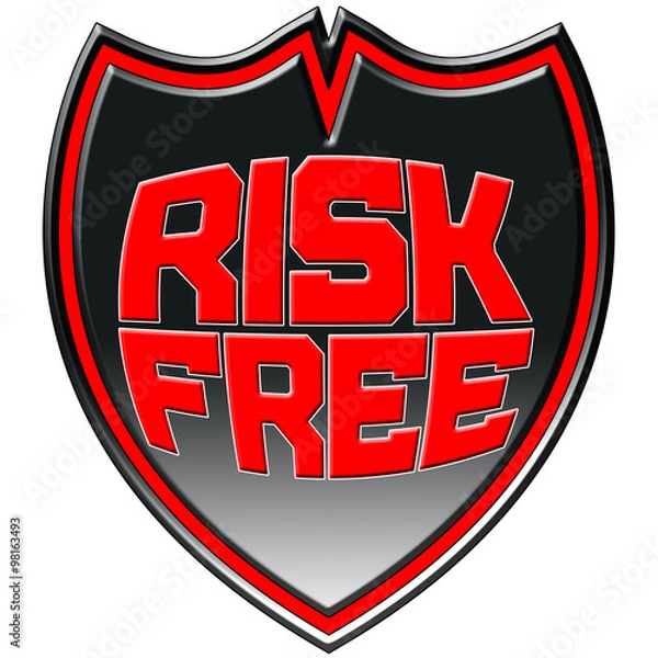 Obraz Risk Free Logo Badge