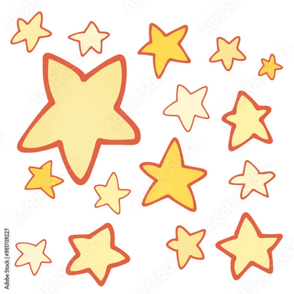 Fototapeta space doodles