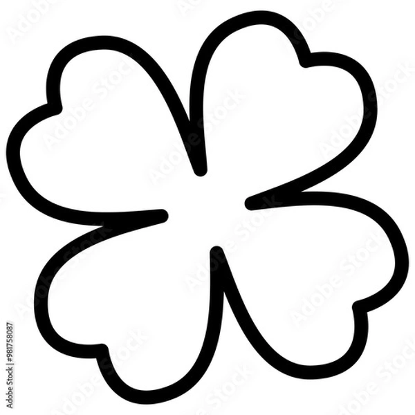Obraz Clover Outline