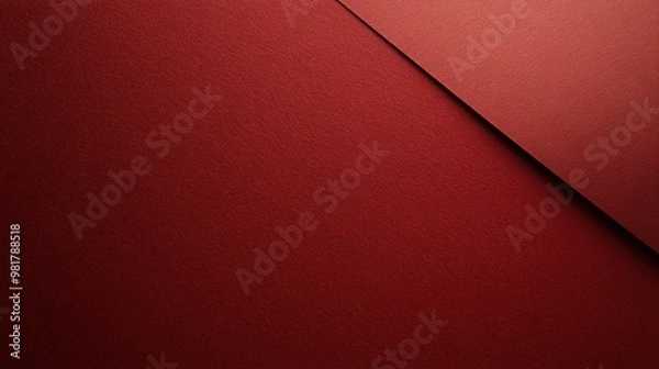 Fototapeta Red textured background with a diagonal line.