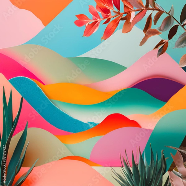 Fototapeta landscape background