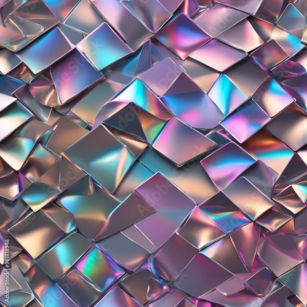 Fototapeta abstract background with triangles